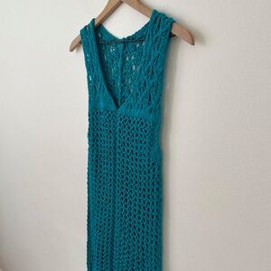 Free People Crochet Maxi Dress Cover up